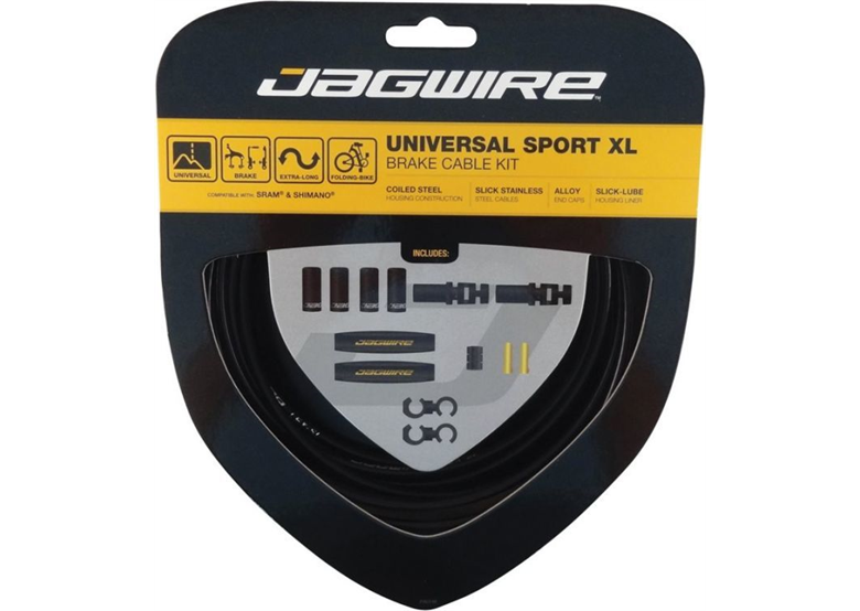 Zestaw linek i pancerzy hamulcowych JAGWIRE Universal Sport XL