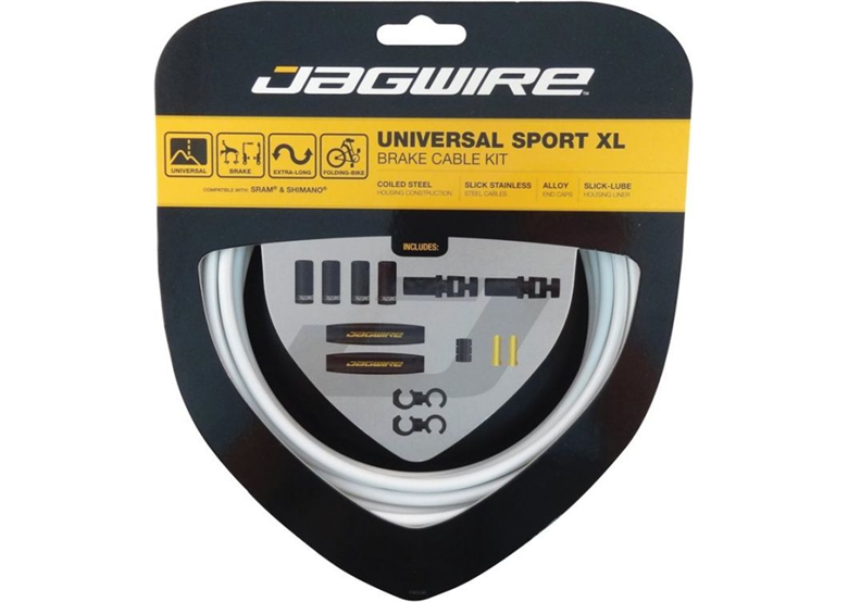 Zestaw linek i pancerzy hamulcowych JAGWIRE Universal Sport XL