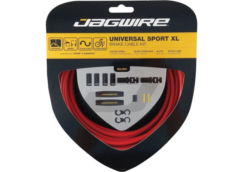 Zestaw linek i pancerzy hamulcowych JAGWIRE Universal Sport XL