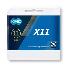Łańcuch KMC X11 Silver/Black