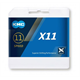 Łańcuch KMC X11 Silver/Black