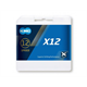 Łańcuch KMC X12 Silver/Black