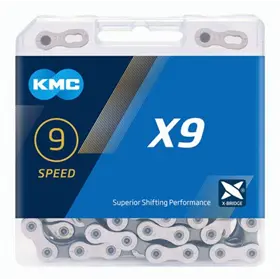 Łańcuch KMC X9 Silver/Grey