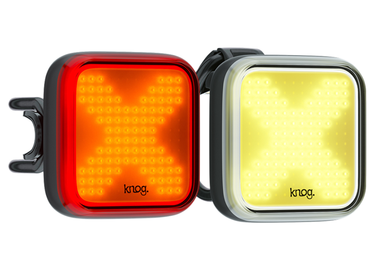 Zestaw lampek rowerowych KNOG Blinder X Twinpack
