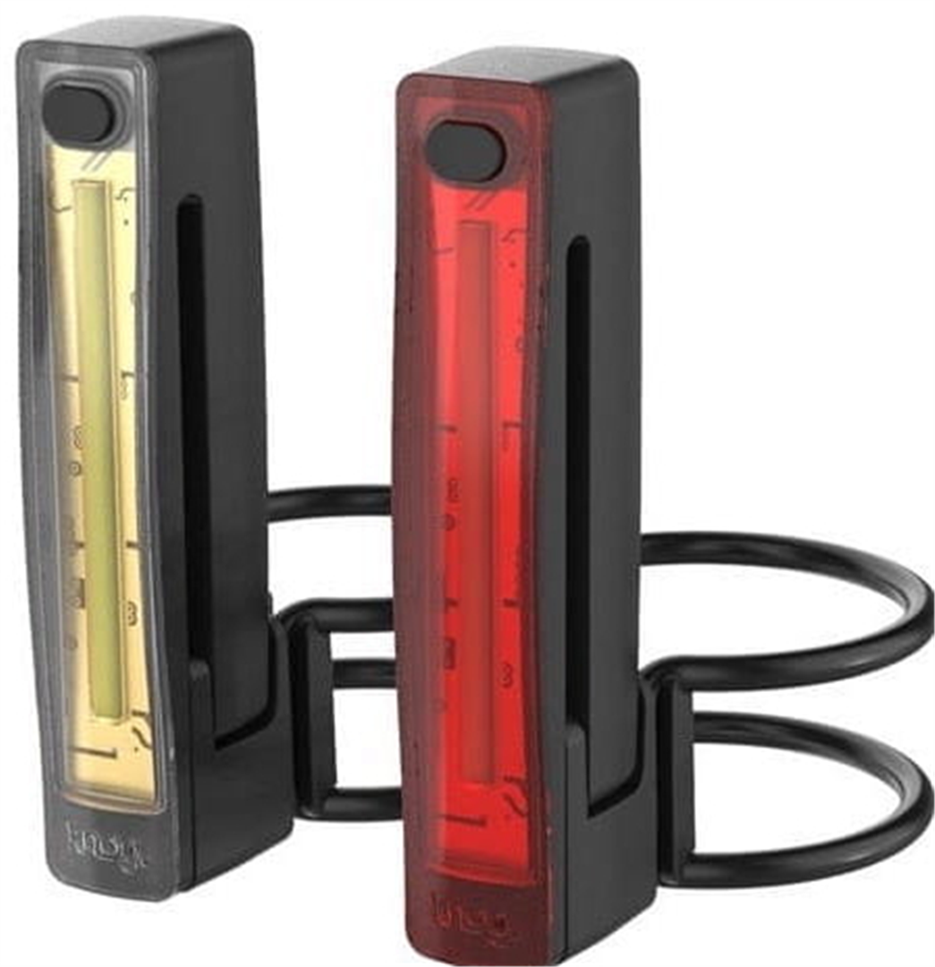 Zestaw lampek rowerowych KNOG Plus | CentrumRowerowe.pl