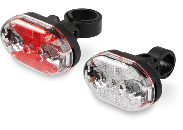 Zestaw lampek rowerowych KROSS Frag Set 2014