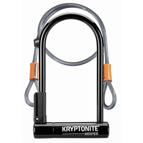 Zapięcie U-lock z linką KRYPTONITE Keeper 12 STD + Kryptoflex Cable