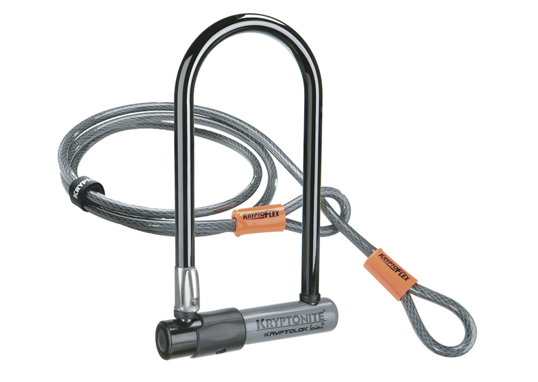 Zapięcie U-lock KRYPTONITE KryptoLok Series 2 + KryptoFlex