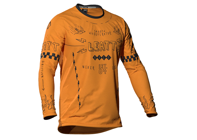 Koszulka rowerowa z długim rękawem dziecięca LEATT MTB Gravity 3.0 Jr