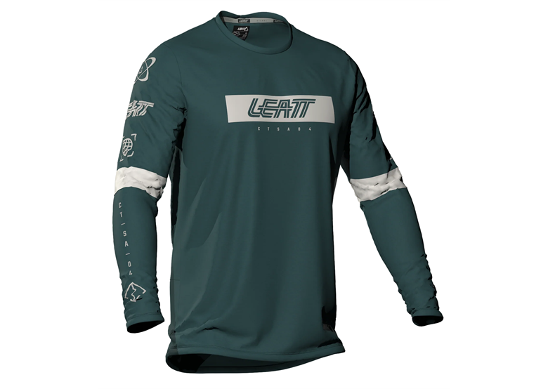 Koszulka rowerowa z długim rękawem dziecięca LEATT MTB Gravity 3.0 Jr