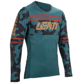 Leatt 5.0 MTB (風よけ) Jersey Size Large Leatt MTB Jersey Long Sleeve Gravity 5.0 Black | Maciag Offroad