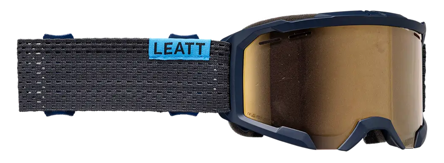 Masque Leatt Velocity 4.0 MTB - Écran Bleu UC 26 Anti-buée, Protection Balistique, Ventilation X-Flow