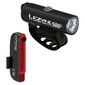 Zestaw lampek rowerowych LEZYNE Classic Drive 500+ / Stick+ Drive