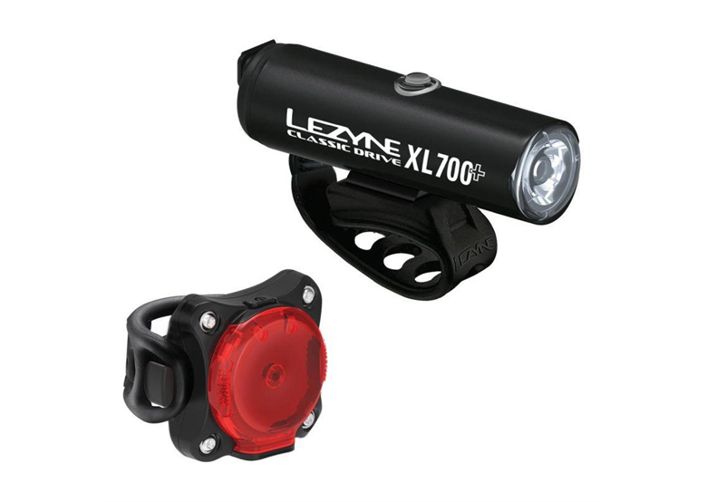 Zestaw lampek rowerowych LEZYNE Classic Drive XL 700+ / Zecto Drive 200+