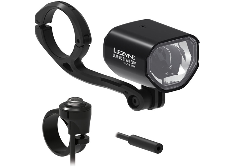 Lampka przednia LEZYNE Classic E900+ StVZO E-Bike