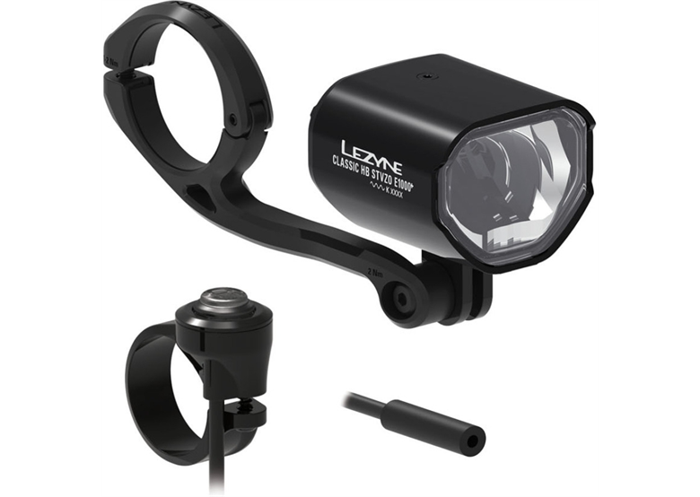 Lampka przednia LEZYNE Classic HB E1000+ StVZO E-Bike