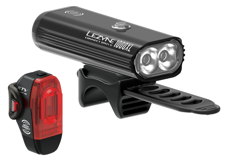 Zestaw lampek rowerowych LEZYNE Connect Smart