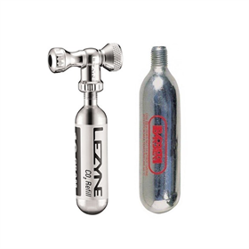 Pompka na naboje CO2 LEZYNE Control Drive CO2 + Nabój CO2 BARBIERI 