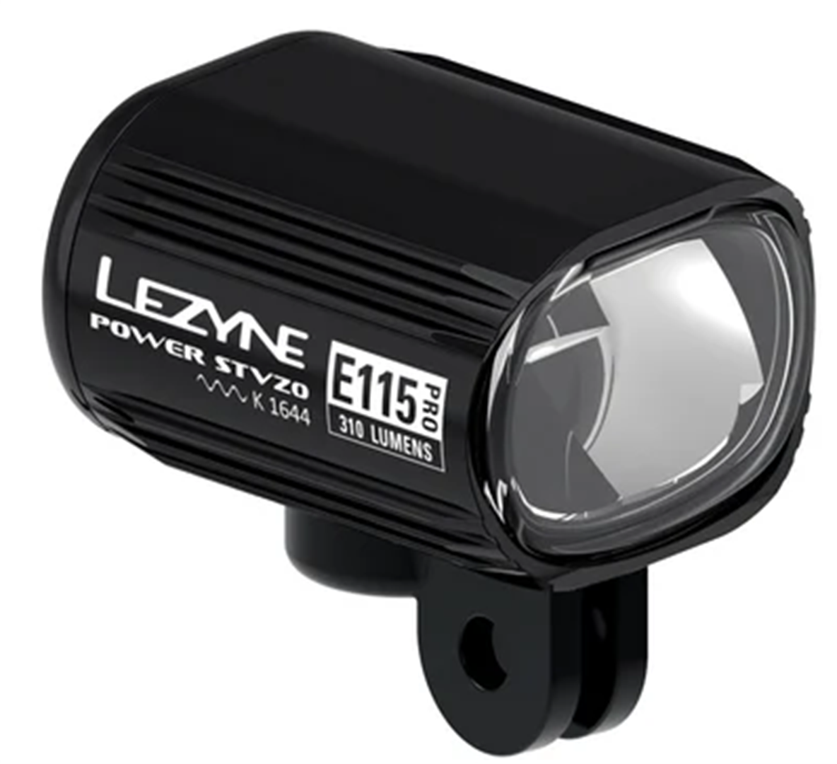 Lezyne Power Pro 115+ StVZO - Faretto Anteriore Bici Omologato, Argento