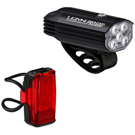 Zestaw lampek rowerowych LEZYNE Fusion Drive Pro 600+ / KTV Drive Pro+