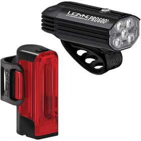 Zestaw lampek rowerowych LEZYNE Fusion Drive Pro 600+ / Strip Drive 300+