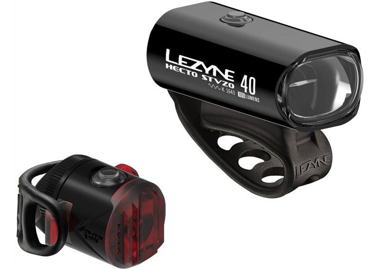 Zestaw lampek rowerowych LEZYNE Hecto Drive 40 + Femto STVZO