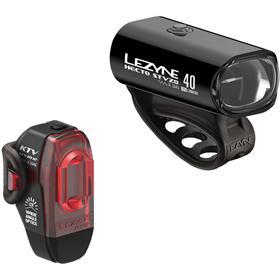 Zestaw lampek rowerowych LEZYNE Hecto Drive 40 + KTV STVZO