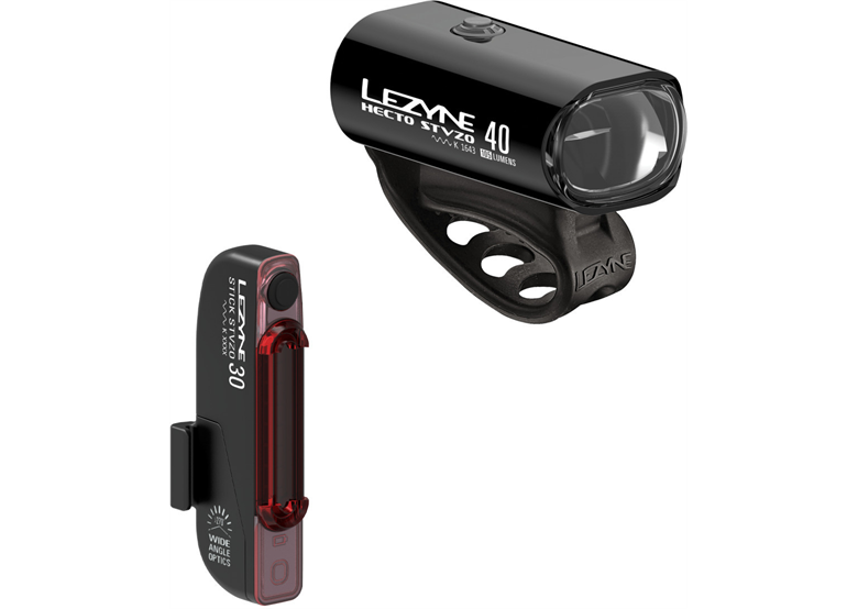 Zestaw lampek rowerowych LEZYNE Hecto Drive 40 STVZO + Stick Drive STVZO