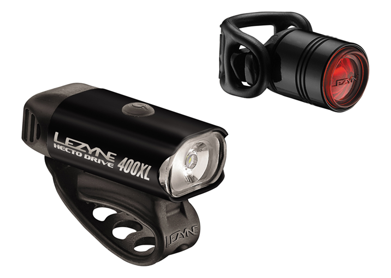 Zestaw lampek rowerowych LEZYNE Hecto Drive 400XL / Femto