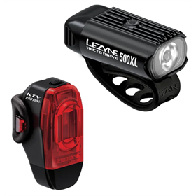 Zestaw lampek rowerowych LEZYNE Hecto Drive 500XL / KTV Drive Pro+