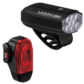 Zestaw lampek rowerowych LEZYNE Lite Drive 1200+ / KTV Drive Pro+ set