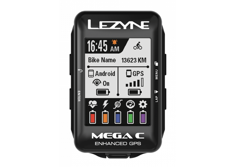 Nawigacja rowerowa + lampka LEZYNE Mega C Color GPS Smart Loaded