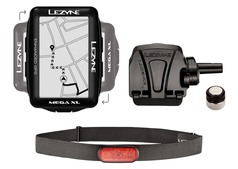 Nawigacja rowerowa LEZYNE Mega XL GPS HRSC Loaded