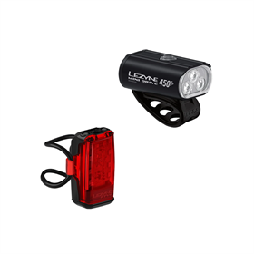 Zestaw lampek rowerowych LEZYNE Mini Drive 450+ / KTV+