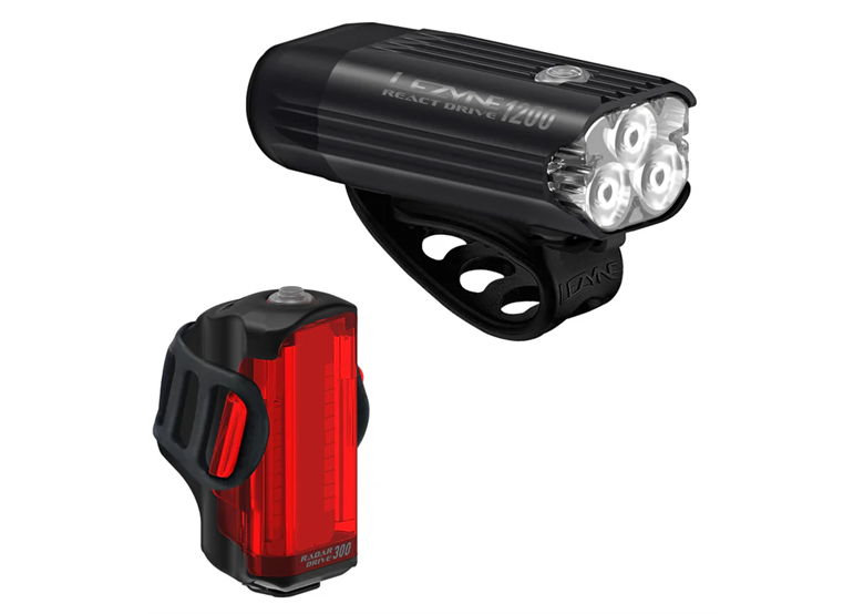 Zestaw lampek rowerowych LEZYNE Radar React System