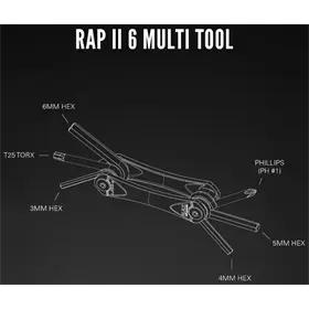 Multitool LEZYNE Rap II 6