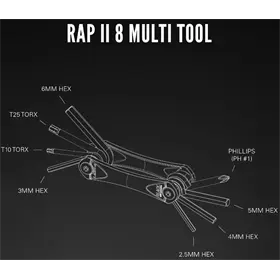 Multitool LEZYNE Rap II 8