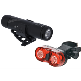 Lampka przednia MACTRONIC Scream 3.1 + Lampka tylna MACTRONIC Walle
