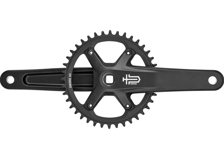 Mechanizm korbowy MICROSHIFT Sword Black FC-G7900