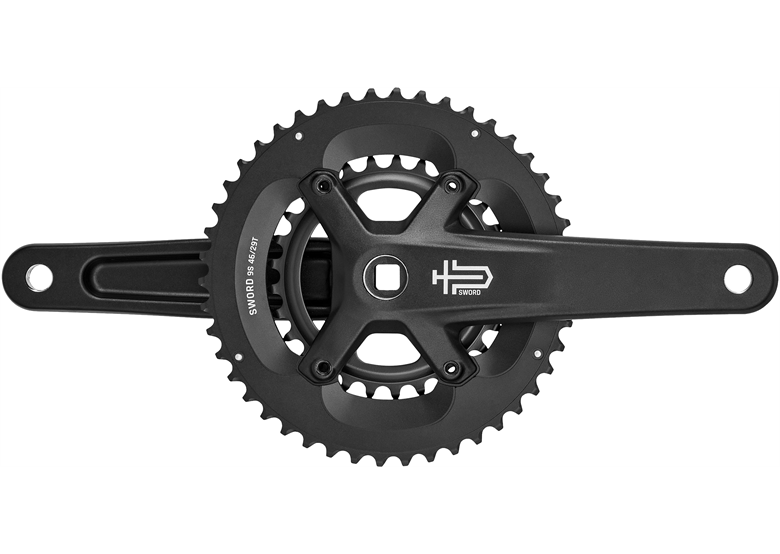 Mechanizm korbowy MICROSHIFT Sword Black FC-G7900