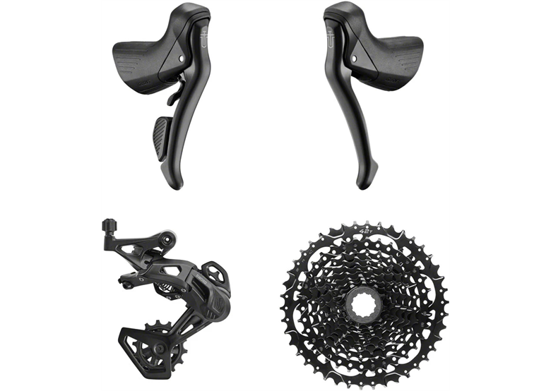 Grupa gravelowa MICROSHIFT Sword Black PK-G7900