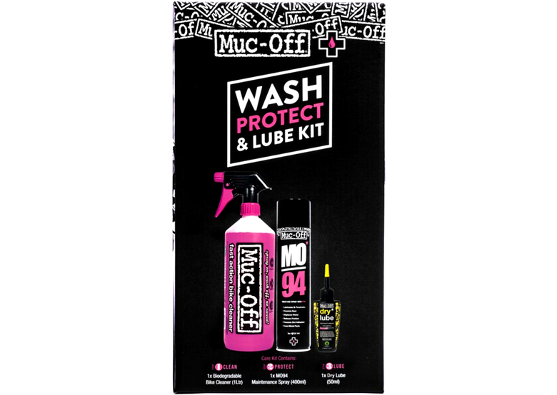 Zestaw do czyszczenia roweru MUC-OFF Wash Protect & Dry Lube Kit