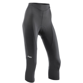 Spodnie rowerowe 3/4 damskie z wkładką NORTHWAVE Active Wmn