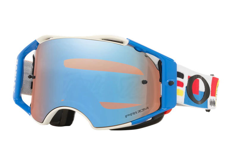 Gogle rowerowe OAKLEY Airbrake MTB Troy Lee Designs PRIZM Mx Sapphire Iridium