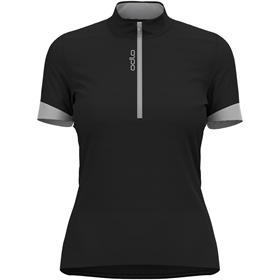 Koszulka kolarska damska ODLO Essential T-Shirt S/U Collar S/S