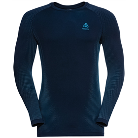 Podkoszulek z długim rękawem ODLO Performance Warm Eco Bl Top Crew Neck L/S