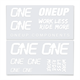 Naklejki na kierownicę ONEUP COMPONENTS Decal Kit
