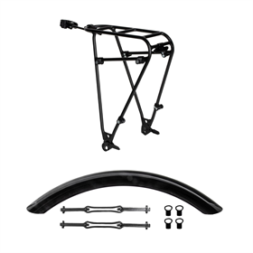 Bagażnik rowerowy tylny ORTLIEB Quick Rack + Błotnik pod bagażnik ORTLIEB Quick Rack Mudguard