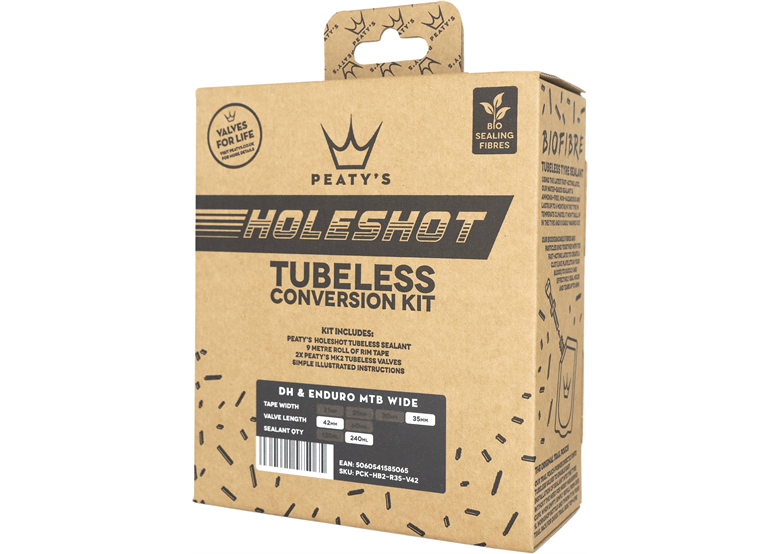 Zestaw uszczelniający do opon PEATY'S Holeshot Tubeless Conversion Kit