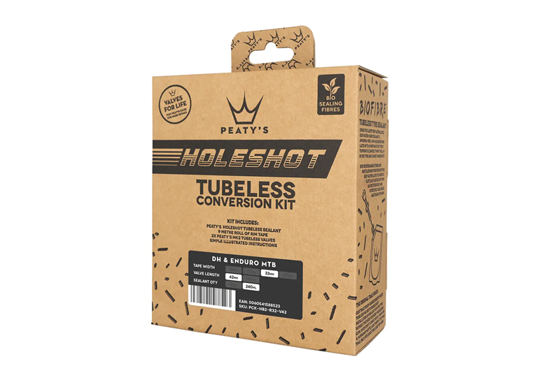 Zestaw uszczelniający do opon PEATY'S Holeshot Tubeless Conversion Kit